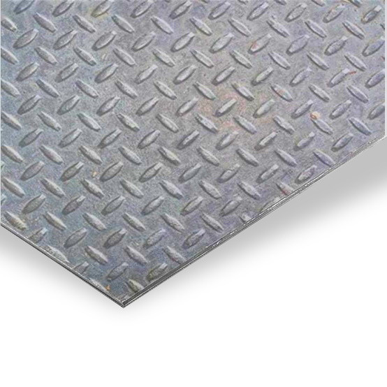 Лист стальной 3x1250x2500 рифленый чечевица